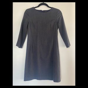 Grey Theory Suit Dress with Pockets
